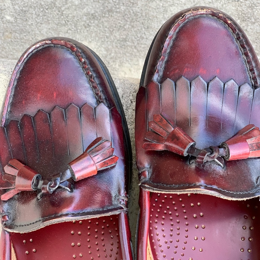 HOST PICK❗️Burgundy Tassle Loafers | Sz 7.5 - Picture 5 of 8